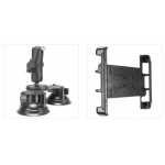 Adjustable iPad 9.7/10.5 Mounting Cradle and Table Top Suction Mount Arm